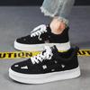 2025 Men's Breathable Canvas Shoes - Summer Fashion, Trendy, Odor-Resistant, Ripped, Wear-Resistant White Skate Sneakers