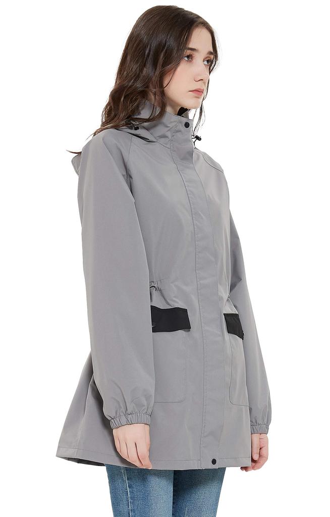 Mountain Parka Raincoat Rainwear Golf Rainwear Waterproof Windbreaker Lightweight Poncho Commuting To School or Fishing [Aoki Outdoor] Women's