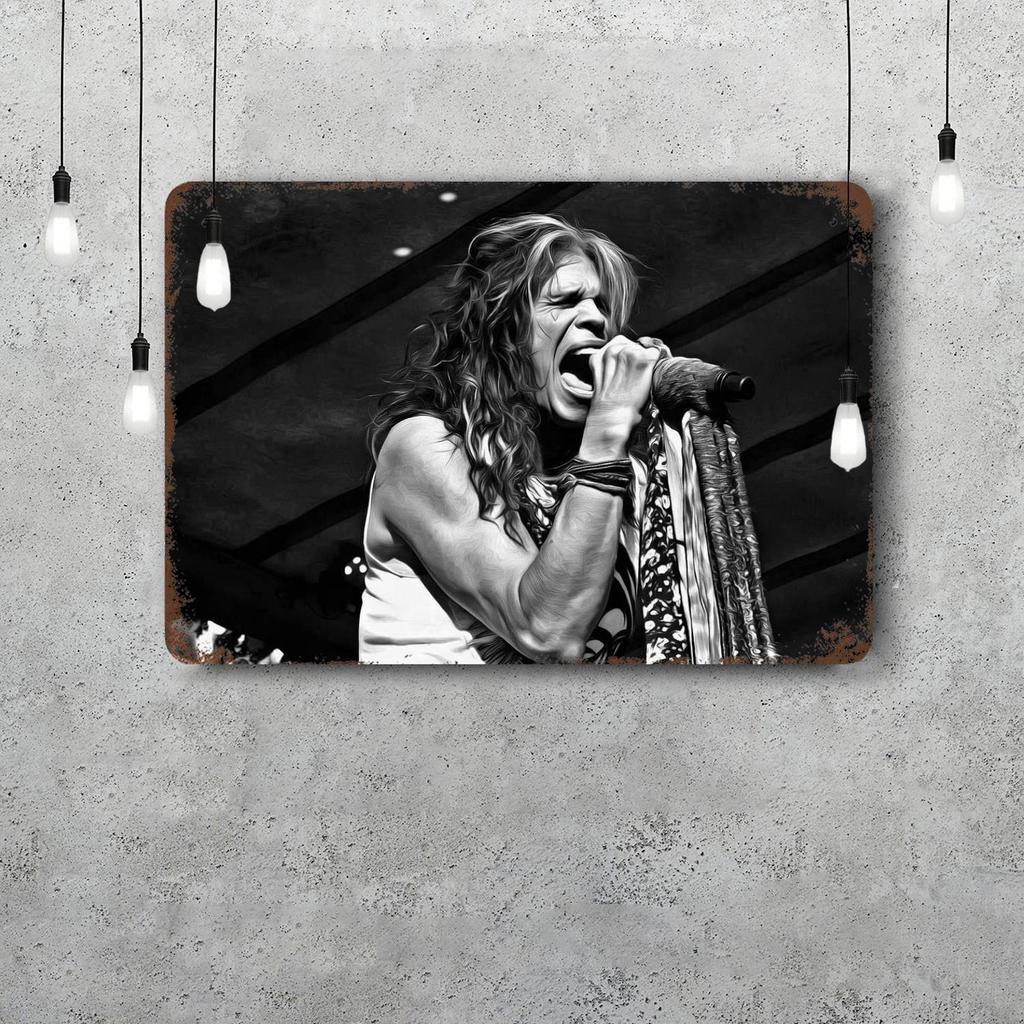 Steven Tyler Funny Bar Metal Sign Retro Plaque Vintage Sign Alcohol Drinker Pub Club Man Cave Kitchen Wall Decoration