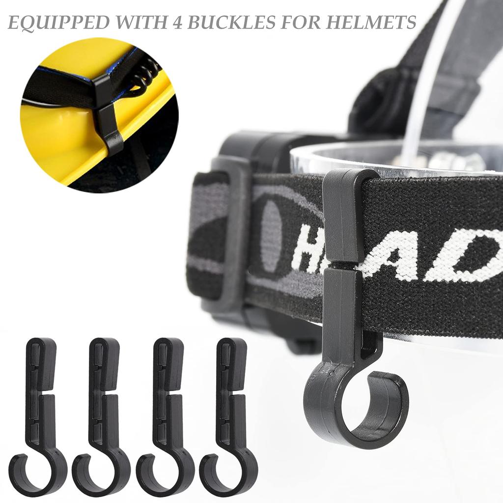 DARKBEAM USB Rechargeable COB Headlamp with White and Red Hard Hat Wide LED for Car Construction Outdoor and Power 4 and Hour Long Battery Life