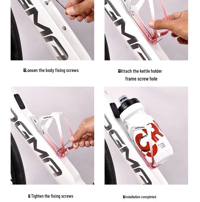 ACRUNU Colorful Aluminum Bike Water Bottle Cage for Mountain & Road Cycling