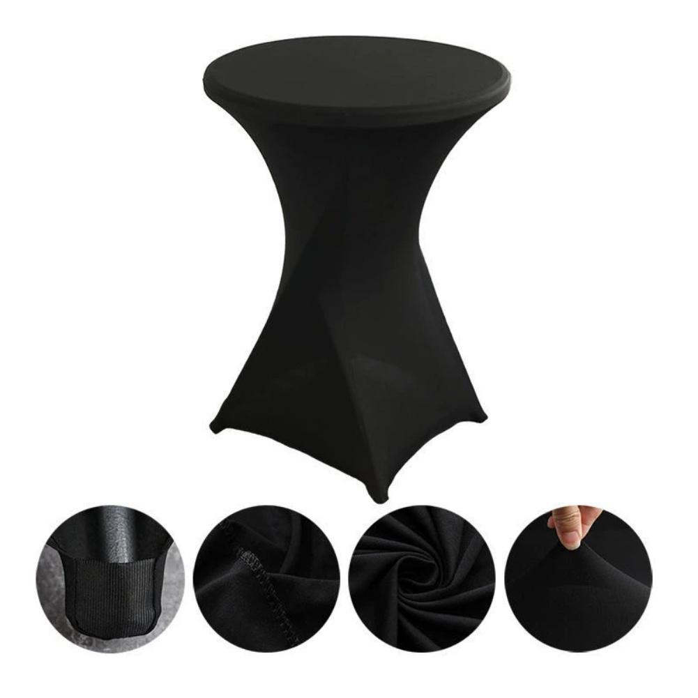 Einfache Installation Cocktail-Tischdecken Spandex-Tischabdeckung