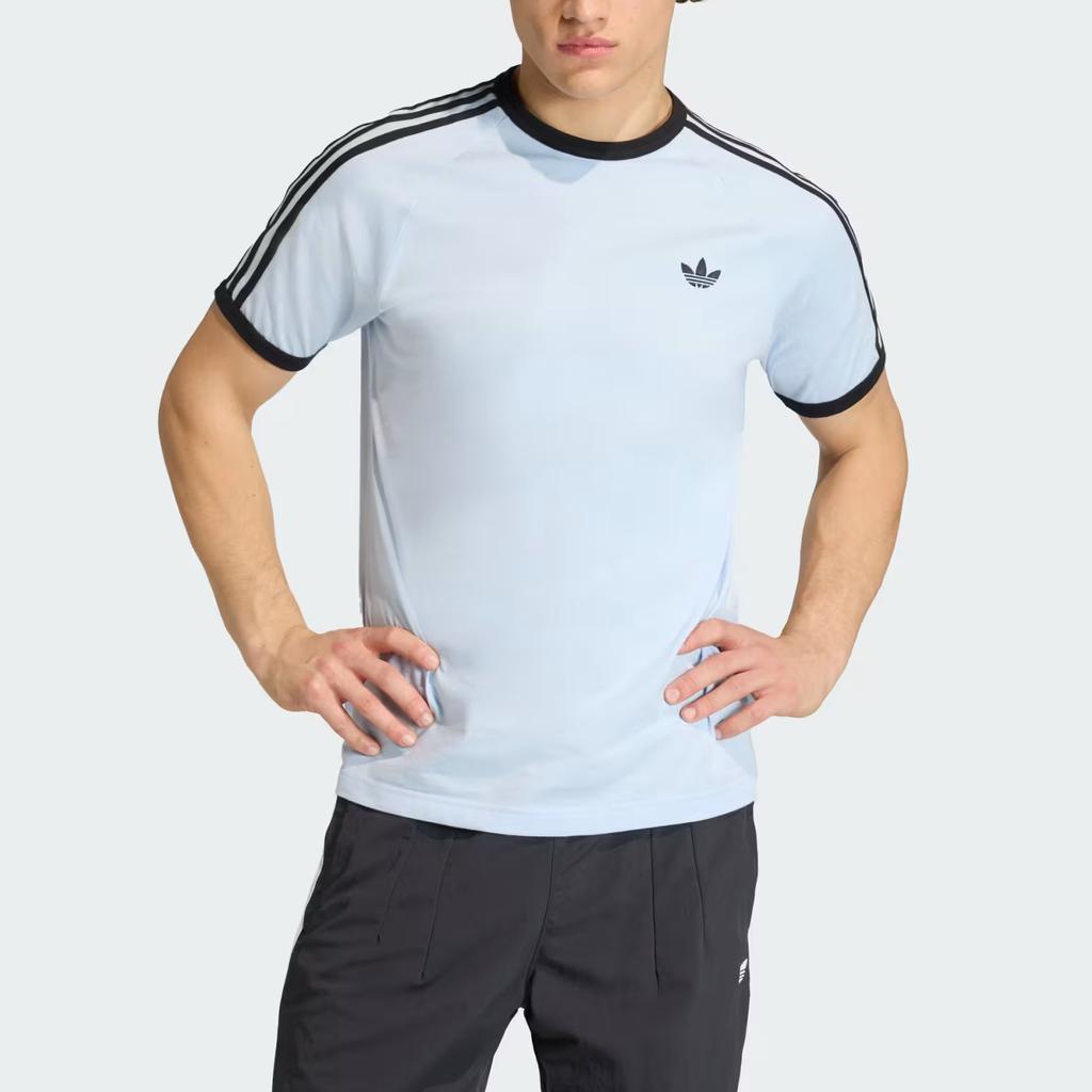 Adidas Originals 3-Stripes Fashion Crew Neck Short Sleeve T-Shirt Men Tops KE2423