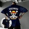 One Piece Skull Anime T Shirt Unisex Unisex Cotton Short Sleeve Summer Tops Casual Graphic Tee 2026 New Streetwear Cartoon Print Y2k