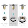 Pop Up Bathroom Sink Stoppers Bath Stoppers Sink Stoppers Kitchen Bathroom Tool Sink Drain Strainer Plug Copper Material