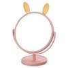 Cat Ear Desktop Makeup Mirror for Home, Student Dormitory, or Dressing Table - Princess Style