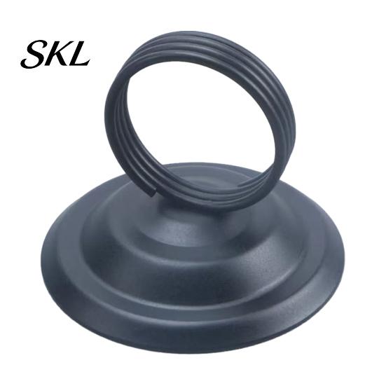 Solid Wood Table Accessory Number Holder, Metal Place Card Foodservice Split-Ring Style Weighted Holder Menu Stand for Photos, Memo, Notes,