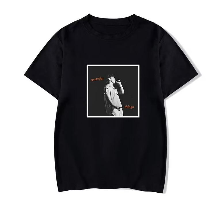 Benson Boone Beautiful Things Graphic Black and White T-shirt size S-5XL L