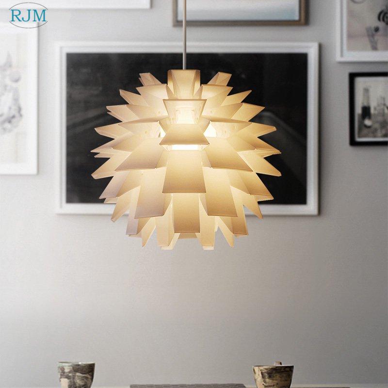 Nordic Modern Designer Decorative Pendant Lamps Personality Creative PP Pine Nuts Art Hang Lights Aisle Balcony Restaurant Lamps