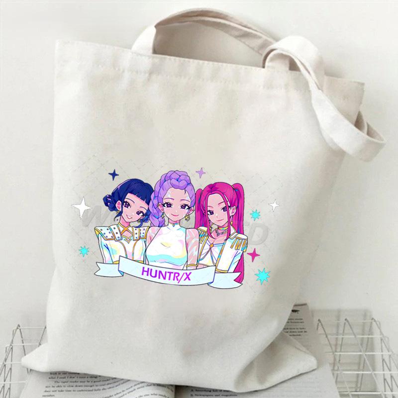 Witch Hunters Peripheral Fashion Shoulder Bag Women's Large Capacity Student Canvas Bag Work Commuter Tote Bag