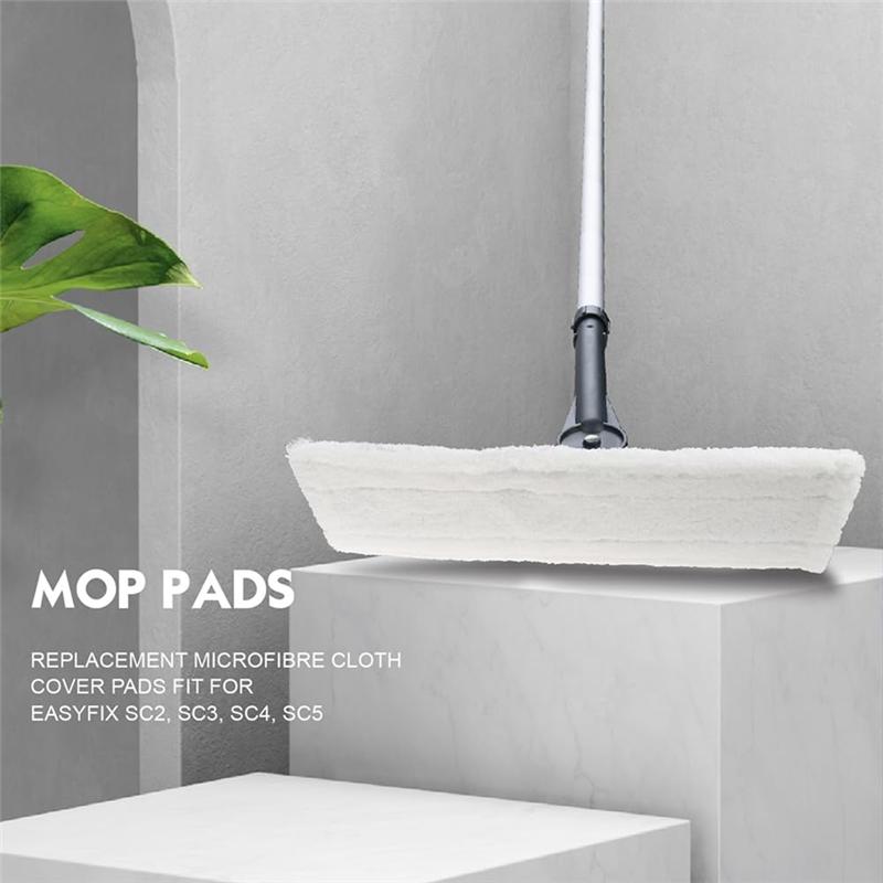 

Хорошие-6 шт. Запасные насадки из микрофибры для пароочистителей Karcher Easy Fix SC2, SC4, SC5, часть насадки для швабры A белый