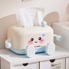 Plastic Paper Towel Holder Large Capacity Napkin Storage Case  Desktop Decoration