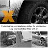 Truck Fender Set 4Pcs Car Mud Flaps with Screws Universal Fit PVC Auto SUV RV Easy Installation Front Rear Wheel Splash Guard Automotive Exterior