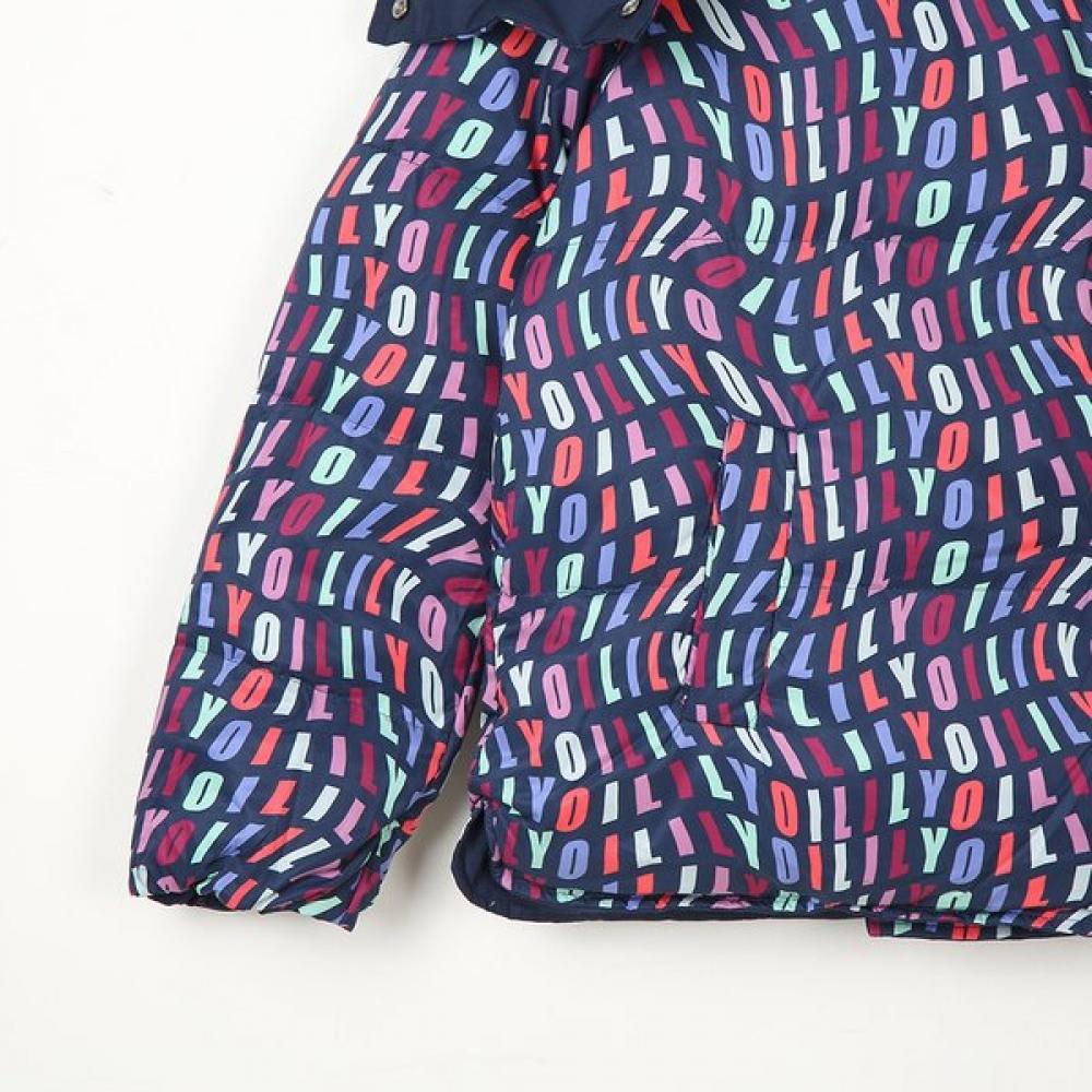 Oilily Reversible Pattern Down Jumper  Owdfajp006 