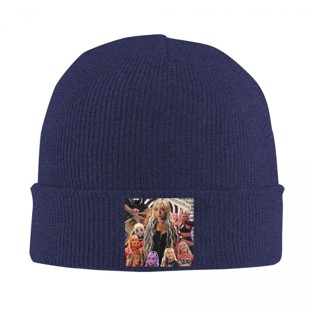 Liv Morgan Warm Knitted Cap Fashion Bonnet Hat Autumn Winter Outdoor Beanies Hats for Unisex Adult