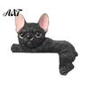 Creative Light Switch Ornament 3D French Bulldog Resin Cover, Cute Cartoon Dog Wall Socket Frenchie Room Decor Decor, Self-Adhesive Animal