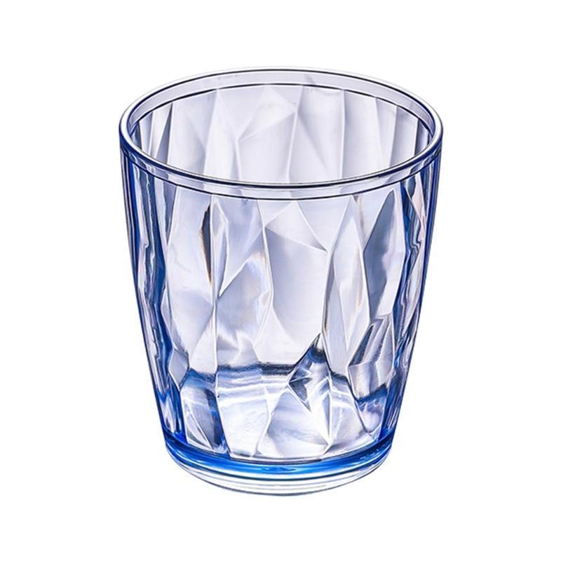 310ml/490ml Unbreakable Acrylic Drinking Glasses Shatterproof Water Cup Reusable Fruit Juice Beer Cup Champagne Drinking Cup