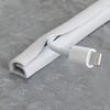 Flexible Cord Management Tray, 1M No-Drill Mount Duct, Practical Organizer for Desktop & Wall Cables