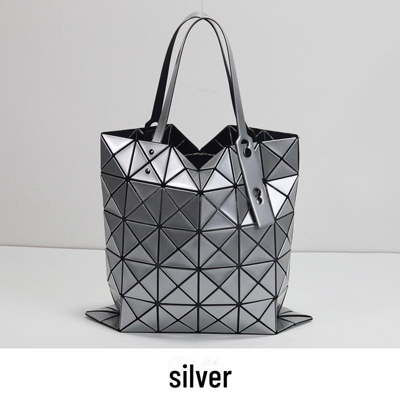 

Ромбовидная геометрическая сумка: 2024 Модная вместительная сумка через плечо для женщин 33.5 x 33.5 x 15 cm