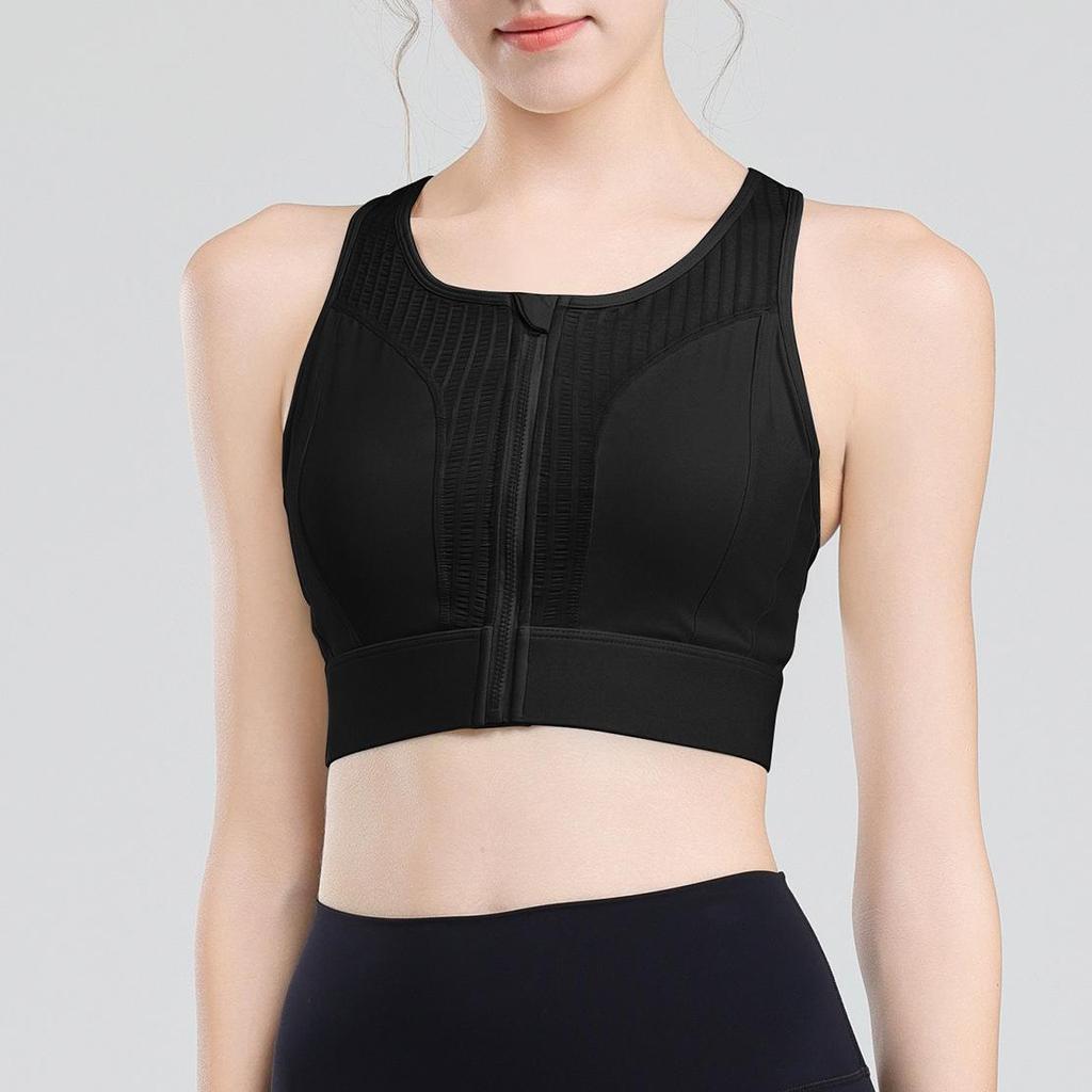 Sutien Sport Pilates Rezistent la Șocuri Mărimi Mari - Vestă Yoga de Intensitate Ridicată Anti-Lăsare cu Spate Frumos