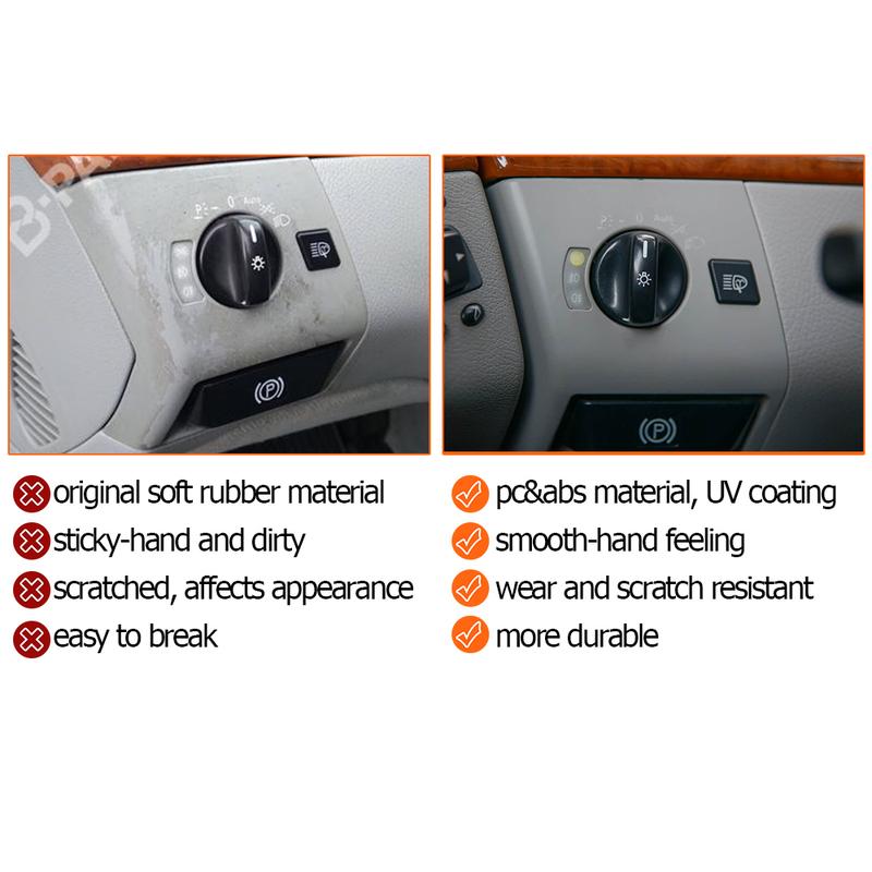W220 LHD Car Front Dashboard Headlight Switch Control Cover Panel For Mercedes Benz S Class S280 S350 S450 S500 S600 1998-2005