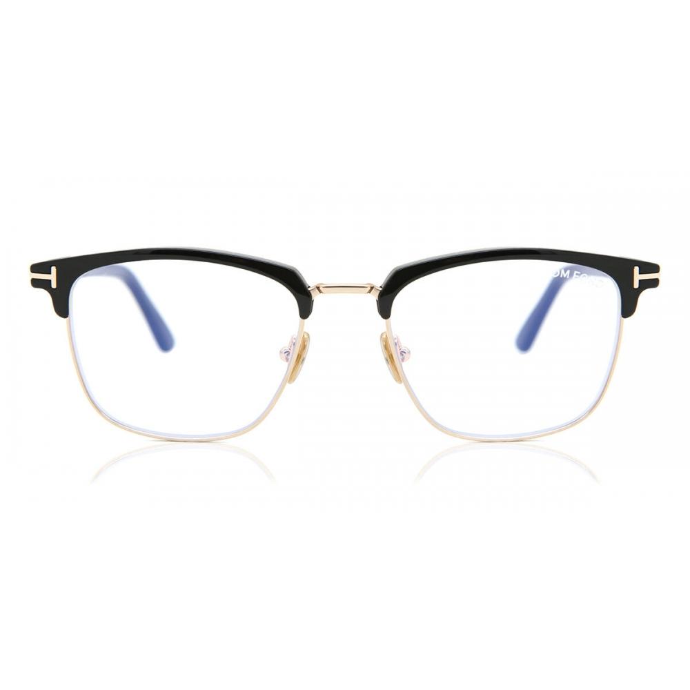 Tom Ford Ft5683 B Blaulichtfilter Mit Clip-On 001 Herrenbrille