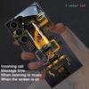 Mechanical Colorful Voice Control Luminous Phone Case For S25 S24 Ultra S22 S23 Plus S21 FE S20 Ultra A55 A35 A15 LED Back Cover