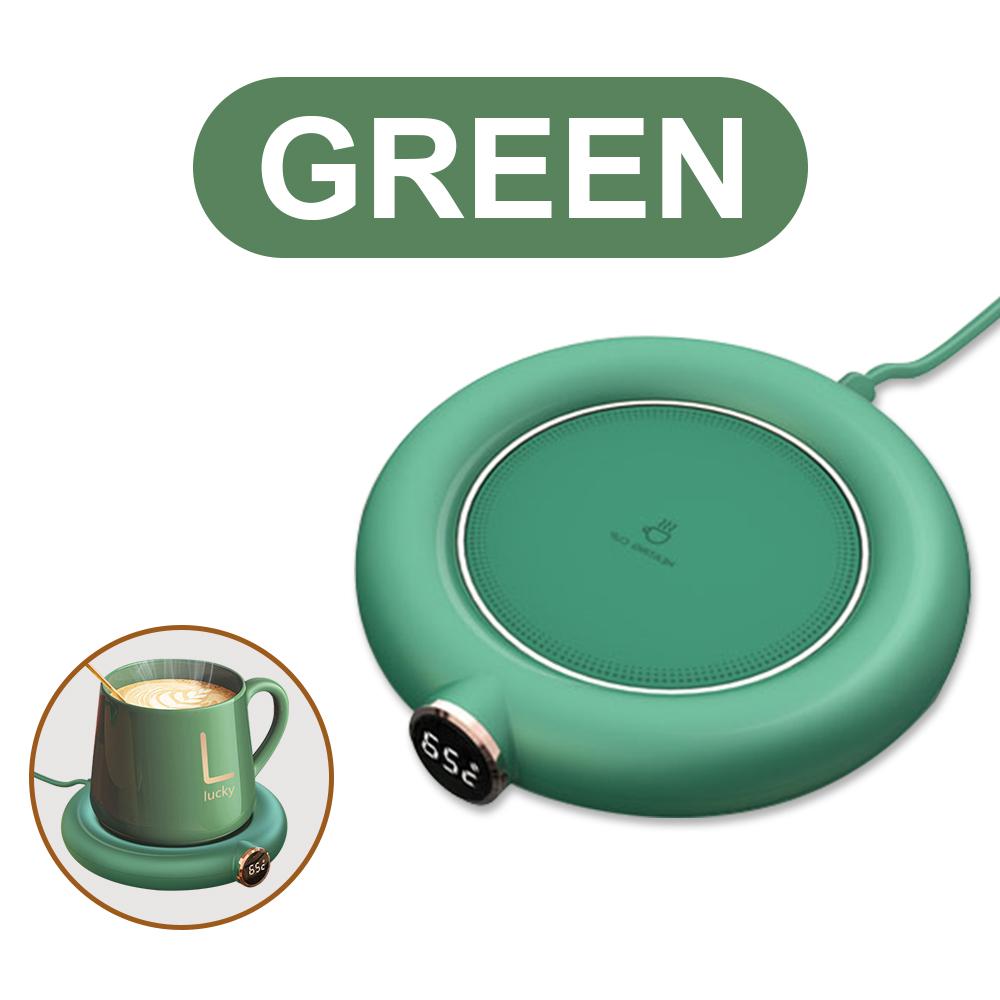 USB-Kaffeetassenwärmer für Tee, Milch, Wasser, Getränke, 3-Gang-LED-Anzeige, Heizkissen, elektrischer Getränkewärmer für den Einsatz im Home-Office-Schreibtisch