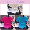 Summer Womens T Shirt With Asymmetric Design And Drawstring For Casual Wear