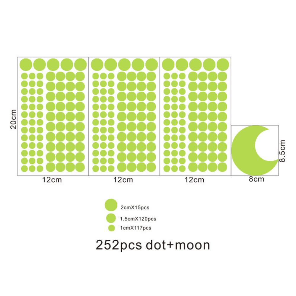 Luminous Star & Sun Fluorescent Home Decoration Wall Stickers