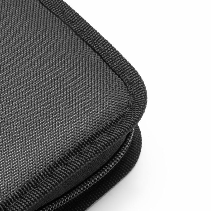 Oxford Stoff Auto CD Halter Hülle Tasche 40 Fächer Disc Aufbewahrungslösung Hält CDs Sicher und Organisiert für Musikliebhaber