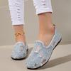 2025 Summer Single Shoe, Mesh Flat-soled Casual Cloth Shoes, Shallow Soft-soled Doudou Women's Shoes