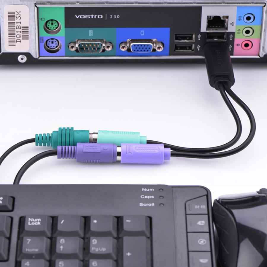 USB (мужчина) для PS2 (женский) Кабель-переходник