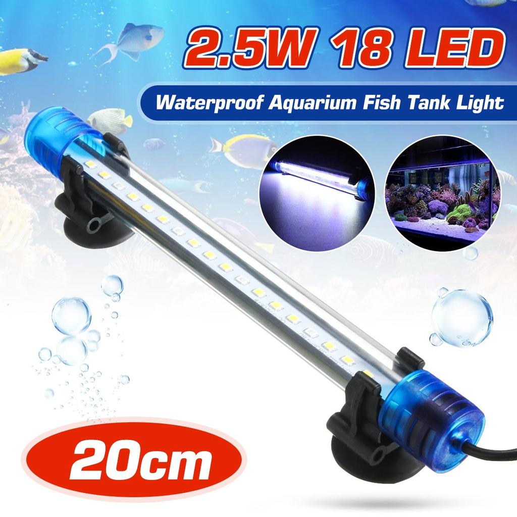 Buy 2.5W 2835SMD 20CM Waterproof Aquarium Fish Tank RGB LED Light Bar ...
