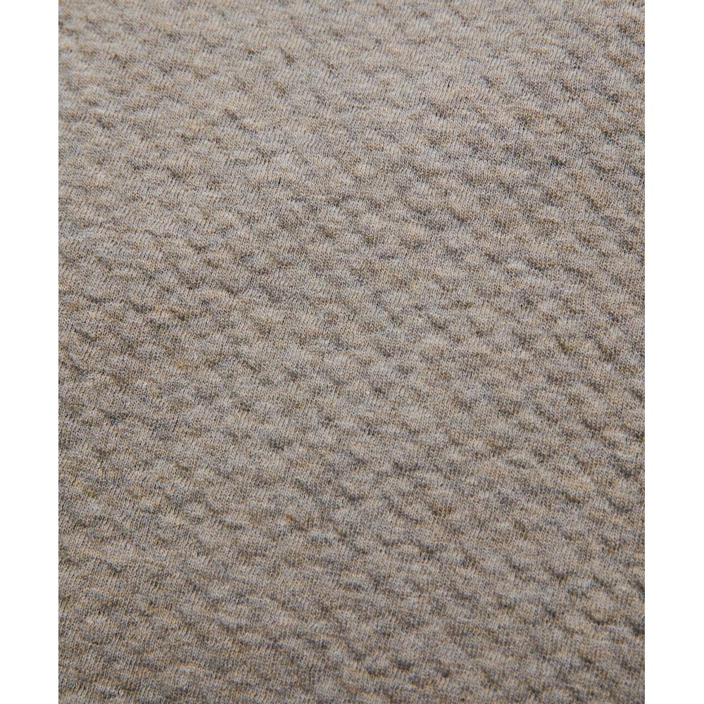 Lululemon Textured Double Knit Cotton Hoodie Heathered Rover Black