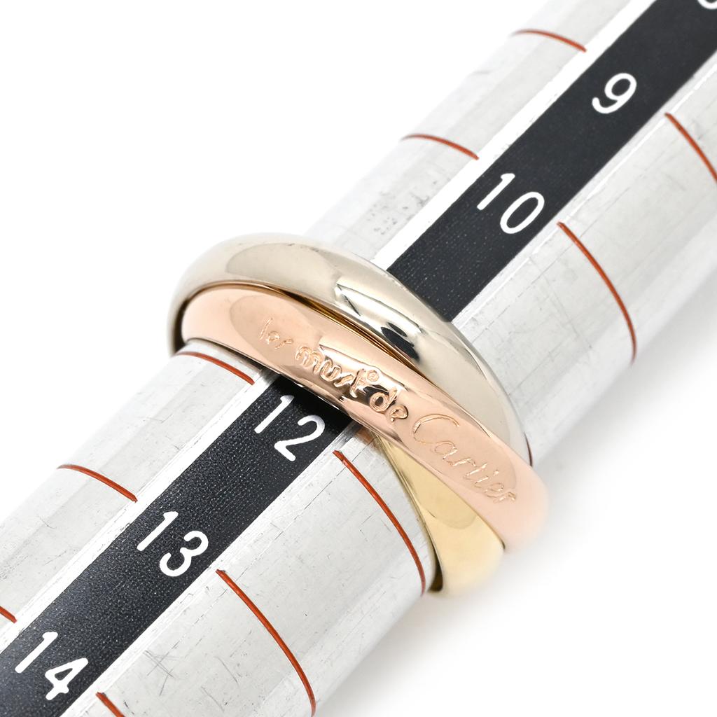Cartier - Trinity Trinity ClassicRing ring K18WG/18K Yellow Gold #11.5(JP Size) Array