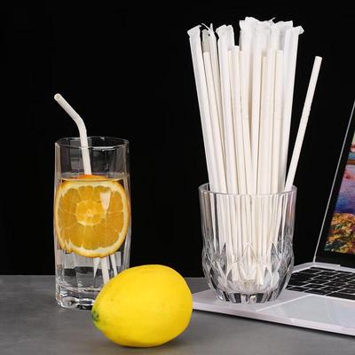 Individually Wrapped Biodegradable Paper Straws
