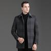 Autumn Woolen Coat Light Business Down Liner Unloading, Thickened Large Size