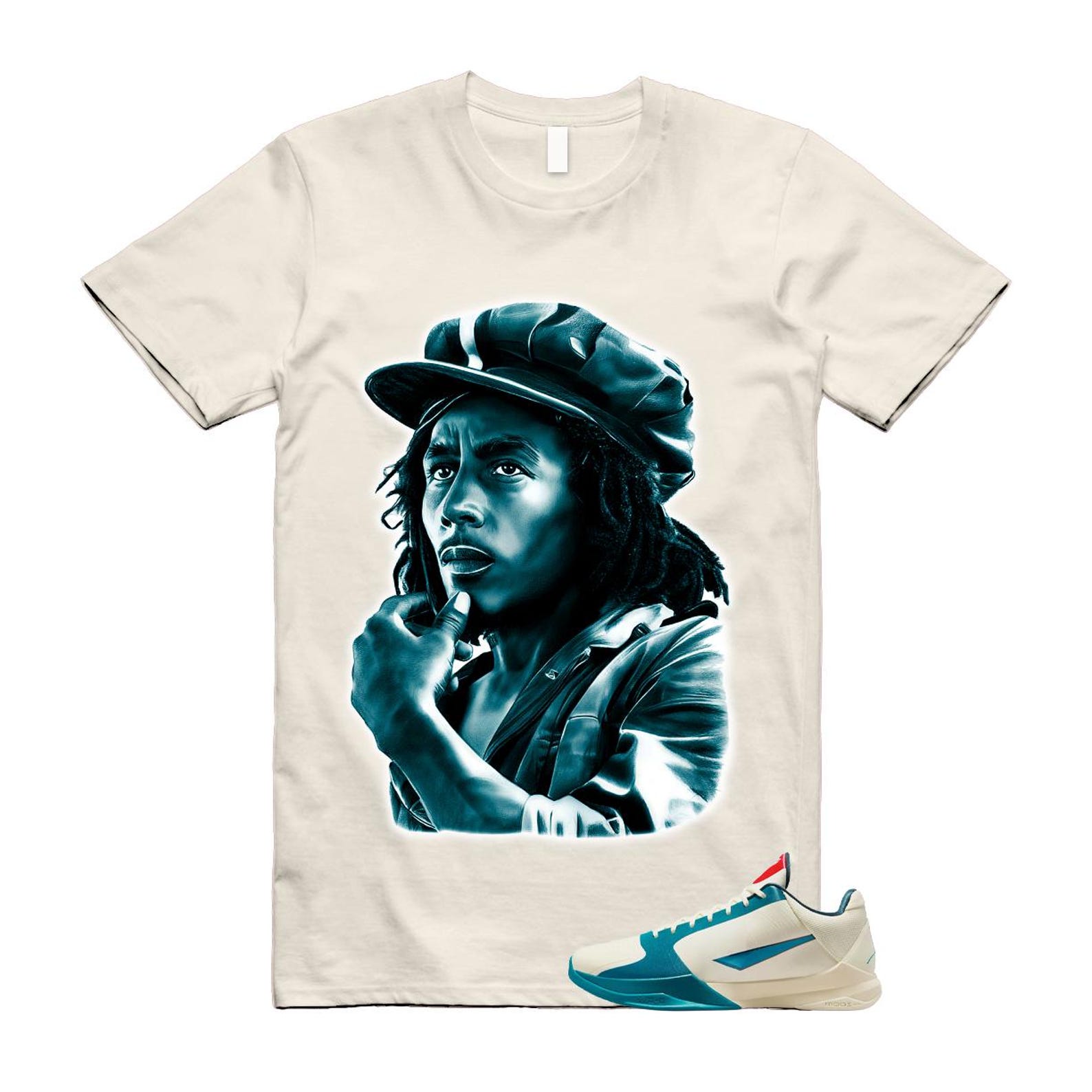5 Spruce Protro Coconut Milk Teal T Shirt Match MARLEY 3XL