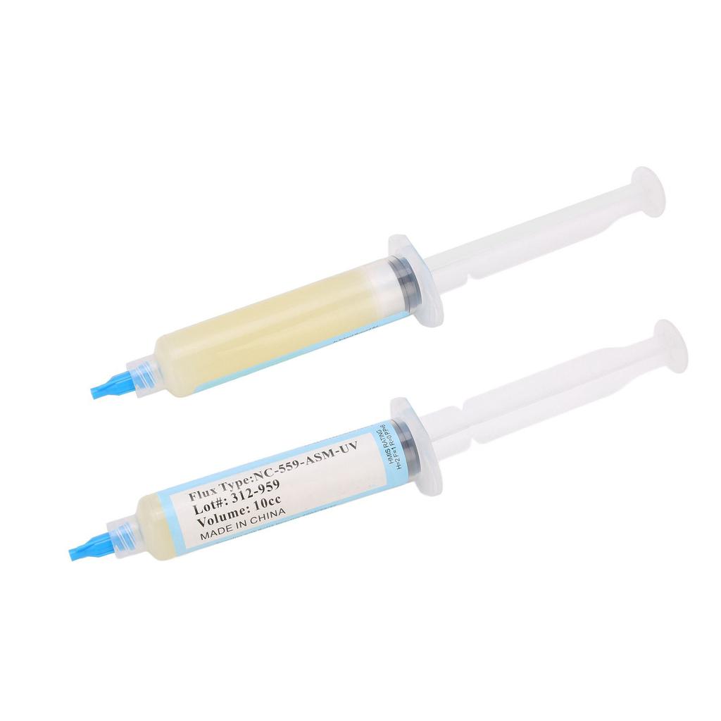 2Pcs Solder Oil Syringe Flux Paste PCB BGA Electronic Equipment Soldering Rework Supplies