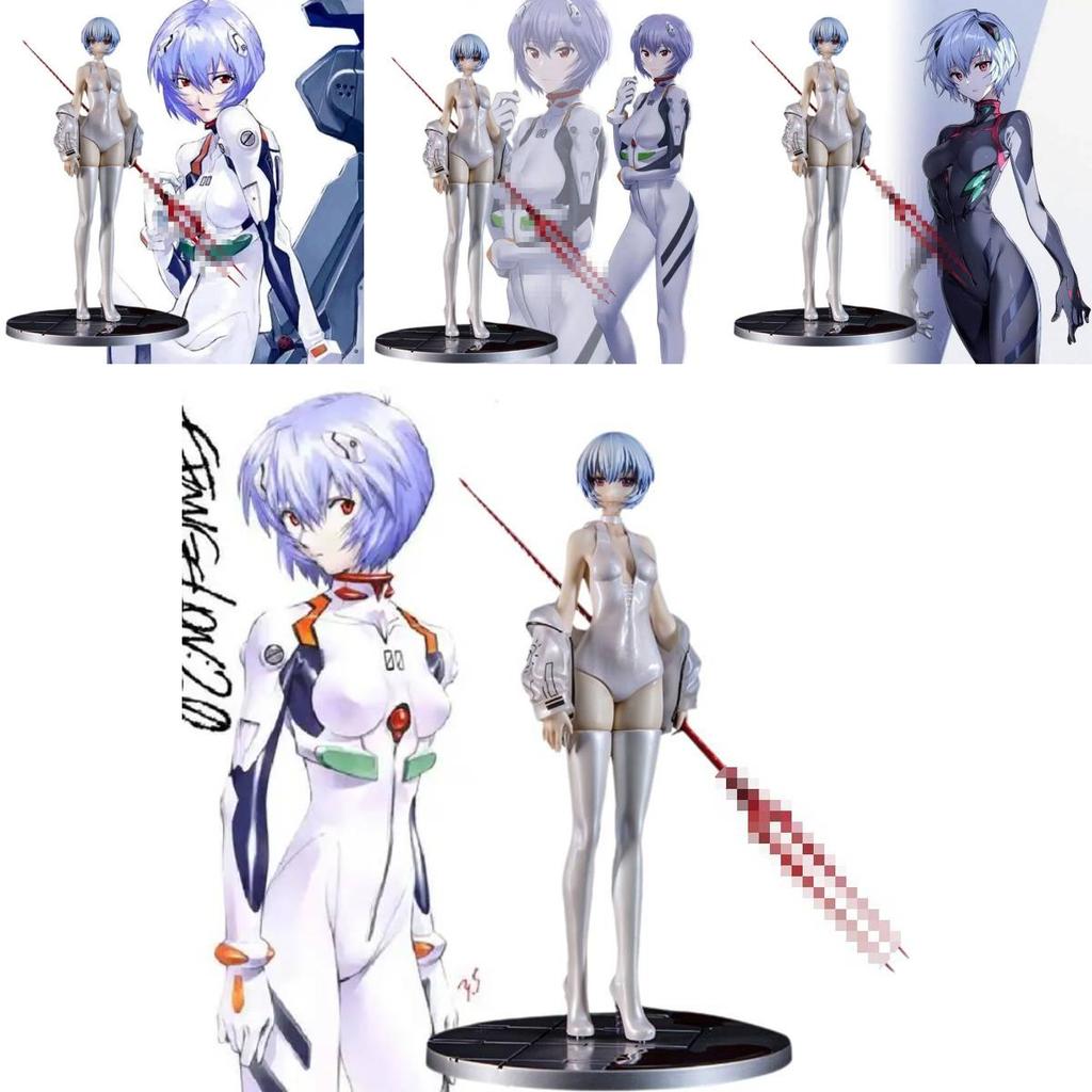 Stunning Eva Series Pvc Models Of Rei Ayanami And Asuka Langley For Display