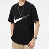 Nike T Shirts Men's Black Crew Neck Moderate Straight Fit DJ6297-010