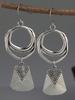 Vintage Geometric Pattern Pendant Earrings,  Daily Party Jewelry Accessories