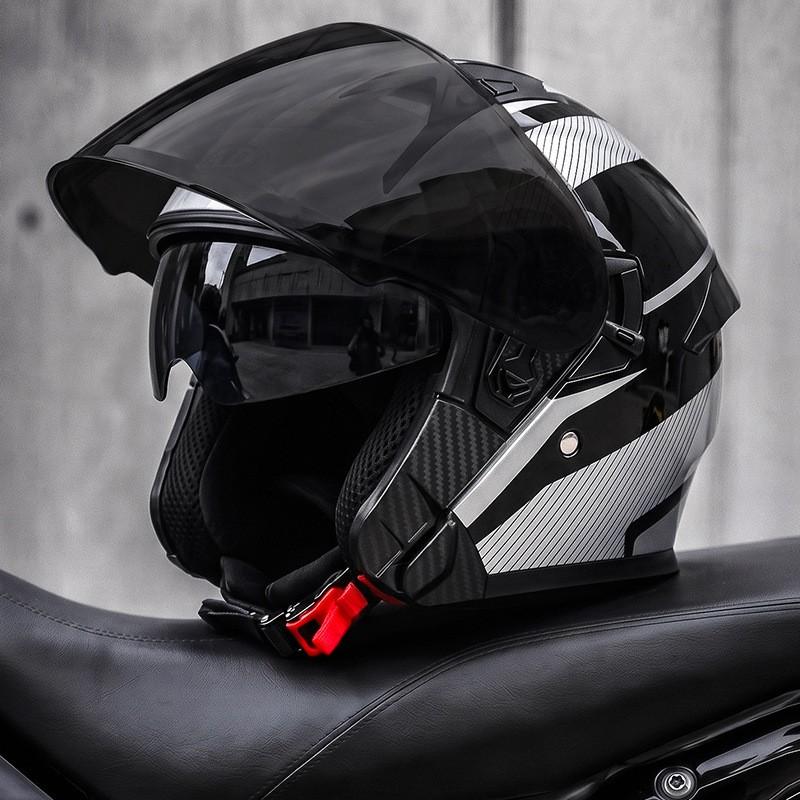 AD 3/4 Motorcycle Helmet Men Women 3C Certified Universal Season Half Electric Scooter