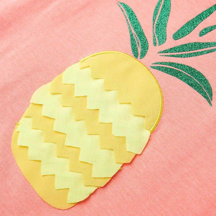 Neon Coral T-shirt for Children 92/104/116/128/140