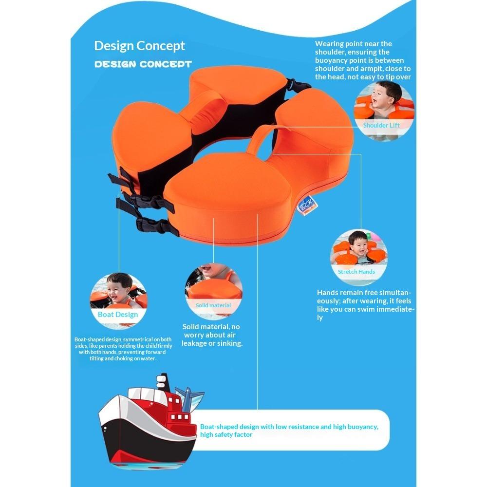 Water Dream Swimming Ring Babies 0-3 Years Old Children Learn To Swim Without Inflating Armpit Rings
