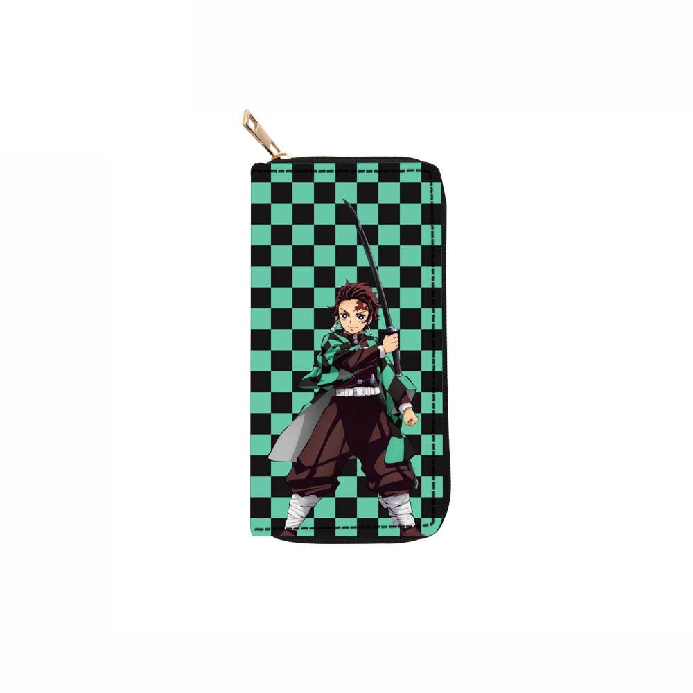 

Cartoon ghost kill long zipper wallet wallet clutch bag