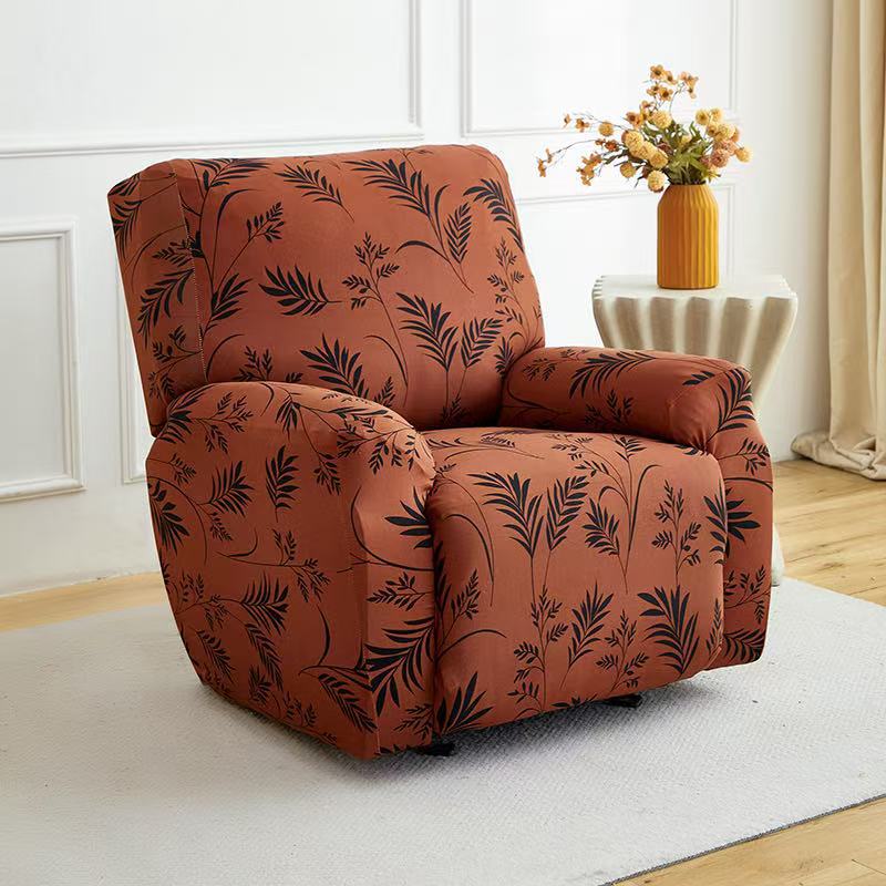 Elastic Recliner Cover Chivas Sofa Cover Single, Functional Sofa Cover FourSeason Printing Rocking Chair Sofa Cover