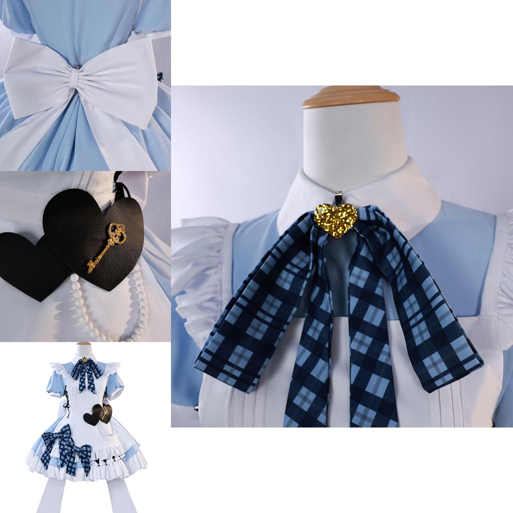 Lovelive Cosplay Outfit With White Thigh Socks For Game Role Play