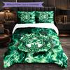 Biancheria da Letto a Tema Hibernian FC Set 3 Pezzi Copripiumino Biancheria da Letto Decorativa Per Stanza Adolescenti Decorazione Casa
